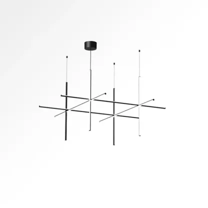 Valentina Minimalism Metal Gold Black Pendant Light Bedroom Living Room