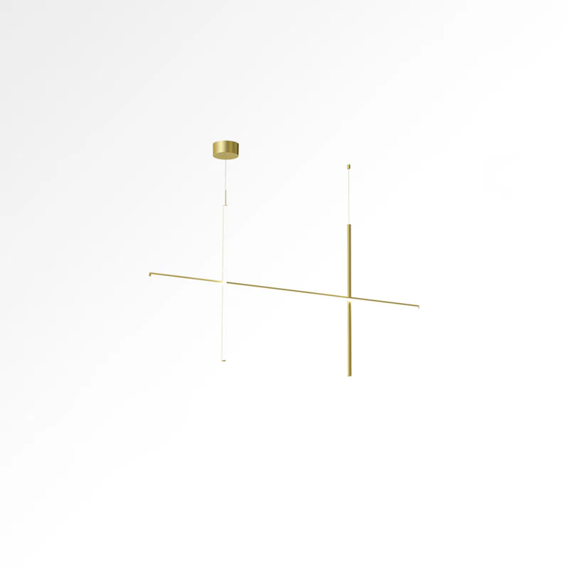 Valentina Minimalism Metal Gold Black Pendant Light Bedroom Living Room
