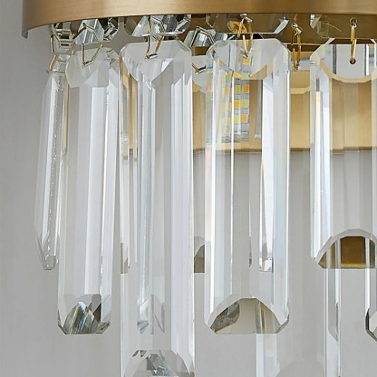 Herbert Clásica Urbana Cristal Metal Lámpara de Pared Dormitorio Comedor