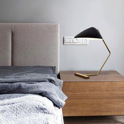 Axis Mid Century Iron Table Lamp