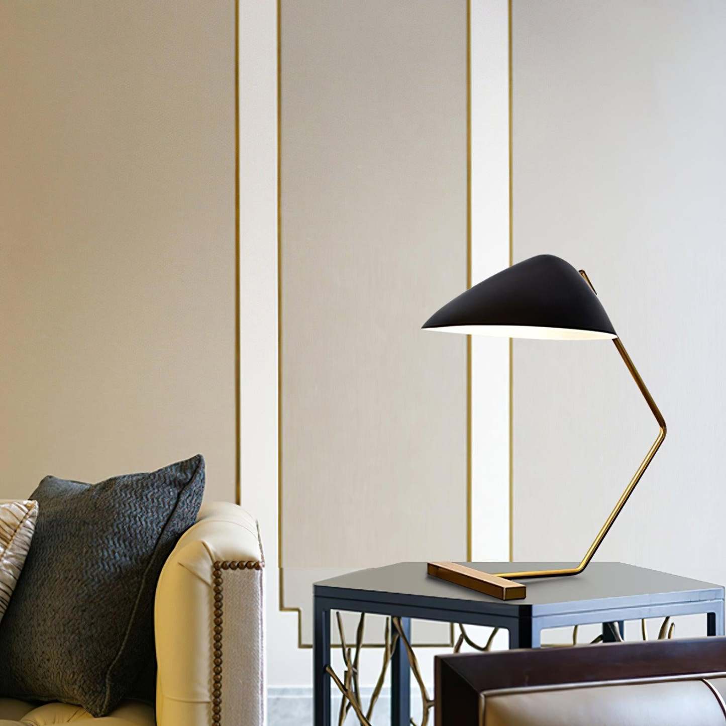 Axis Mid Century Iron Table Lamp