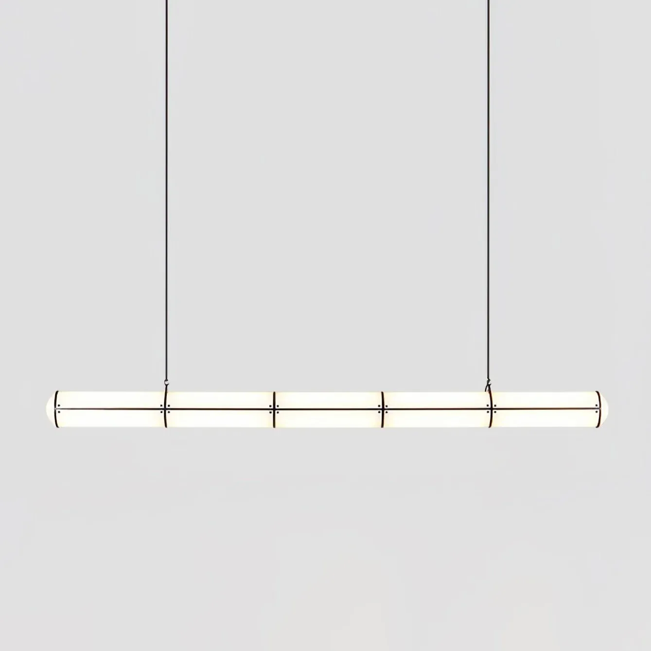 Alessio Industrial Metal Acrylic Gold Black Pendant Light Bedroom Living Room
