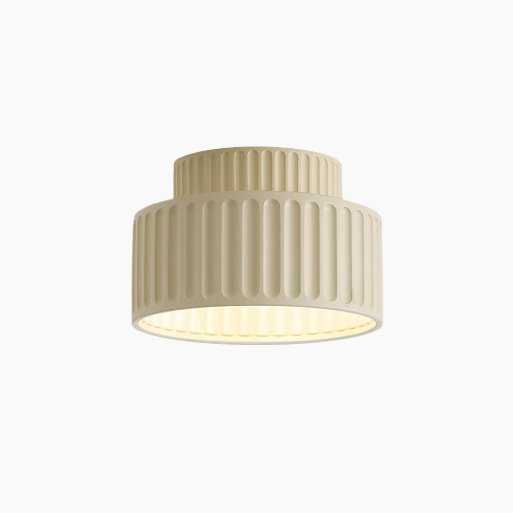 Hailie Modern Beige White Orange Green Ceiling Lamp Bedroom  Dining Room