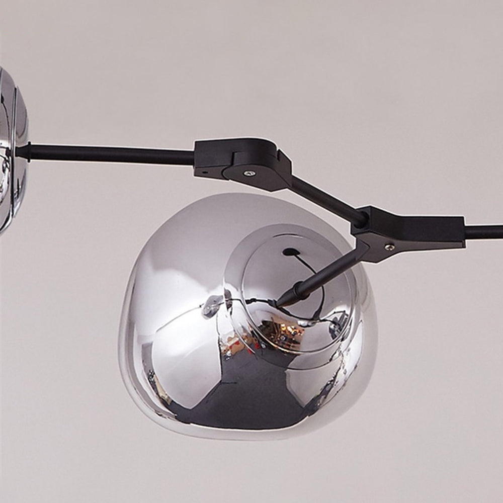 Mirza Diseño Molecular Metal Lámpara Colgante Dorada