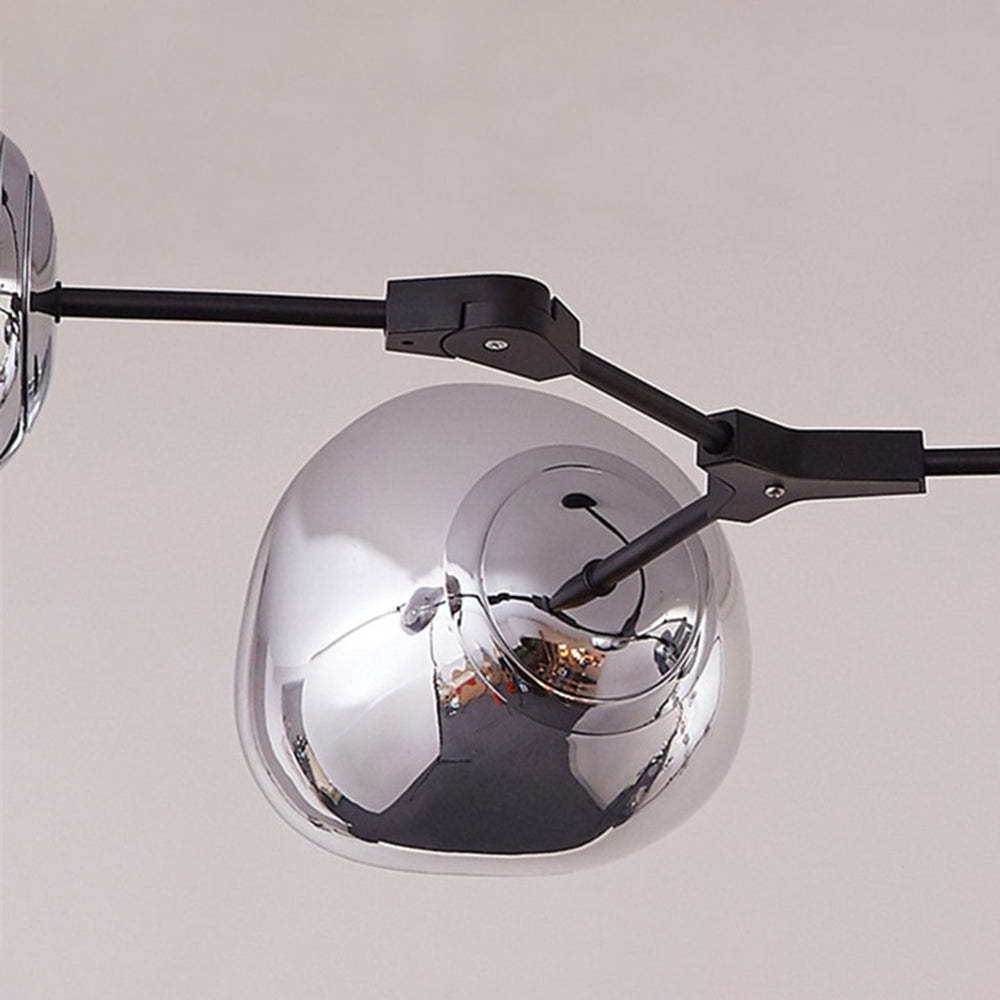 Mirza Diseño Molecular Metal Lámpara Colgante Dorada