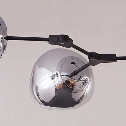 Mirza Diseño Molecular Metal Lámpara Colgante Dorada