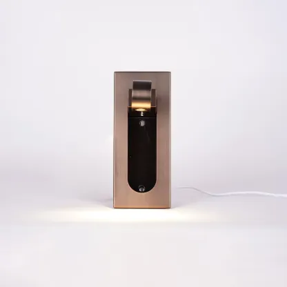 Edge Modern Minimalism Square Metal Wall Light Bedroom Hallway