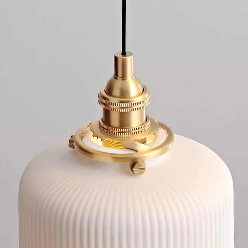 Hailie Modern Luxury Round Ceramics Pendant Light Bedroom Dining Room