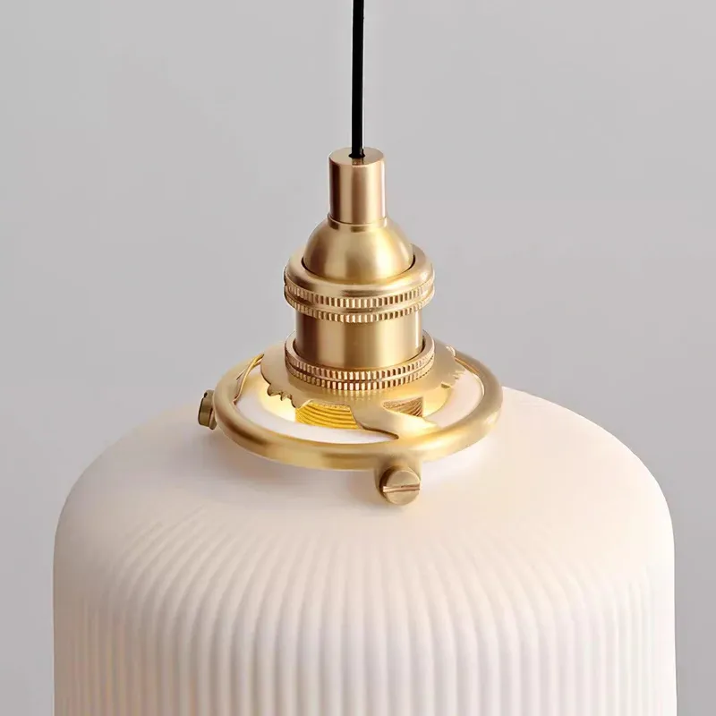 Hailie Modern Luxury Round Ceramics Pendant Light Bedroom Dining Room