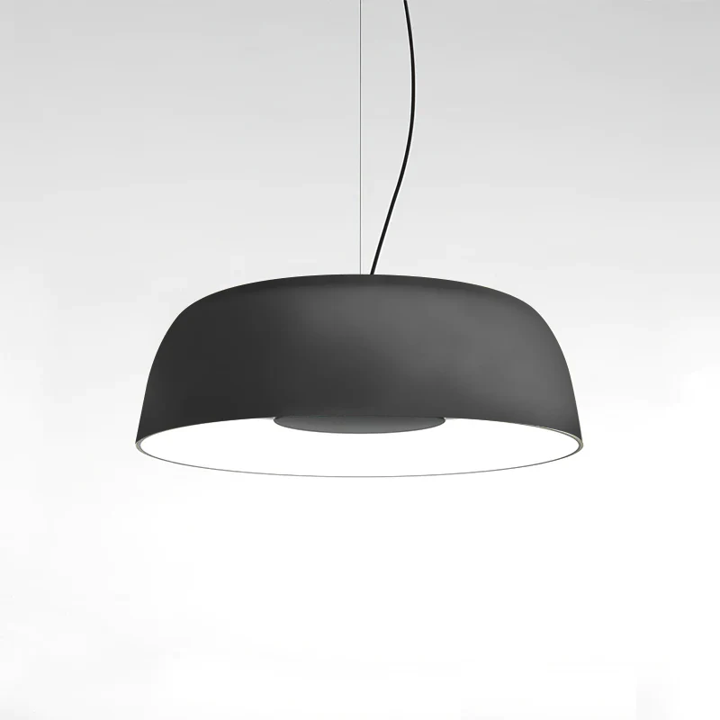 Carins Modern Round Metal Pendant Light Shades Living Study Room