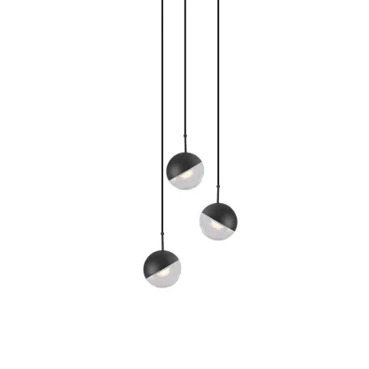Hailie Modern Gold Metal Acrylic Pendant Light Bedroom Living Room