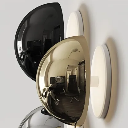 Orr Luz de Pared Moderna Inusual con Esfera de Metal para Dormitorio , Pasillo y Sala