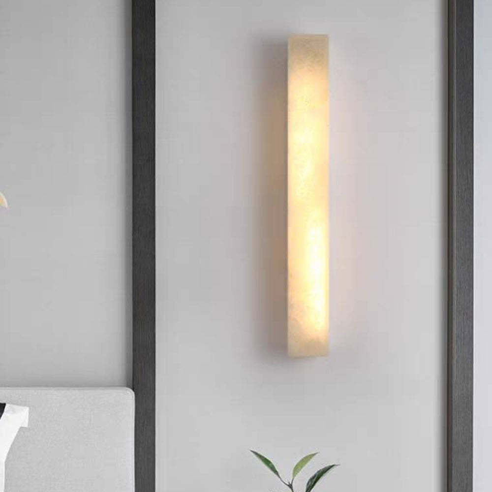 Edge Moderno Rectangular LED Solar Aplique Exterior Acrílico Jardín Pasillo