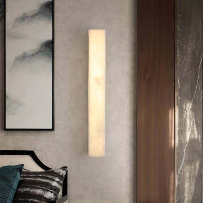 Edge Moderno Rectangular LED Solar Aplique Exterior Acrílico Jardín Pasillo