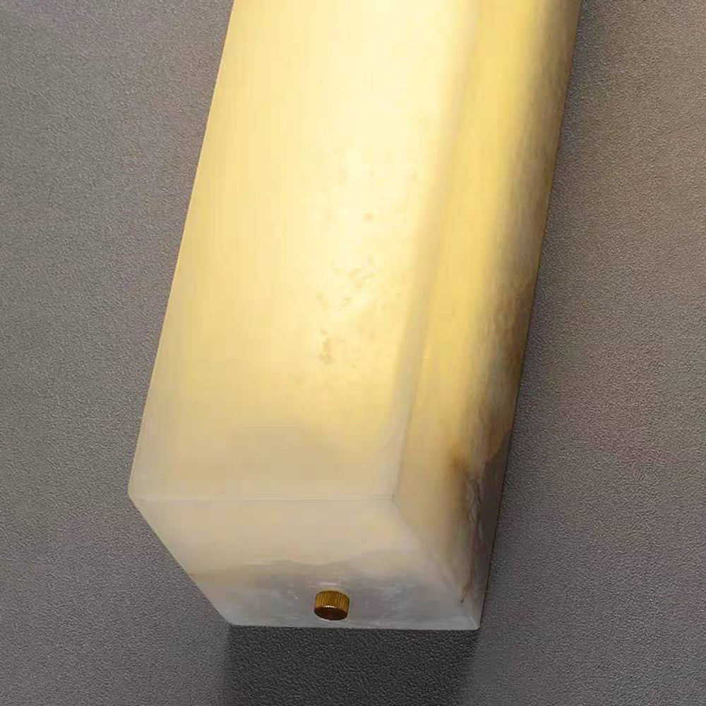 Edge Moderno Rectangular LED Solar Aplique Exterior Acrílico Jardín Pasillo