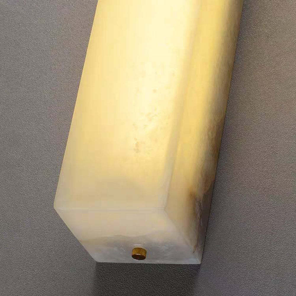 Edge Moderno Rectangular LED Solar Aplique Exterior Acrílico Jardín Pasillo