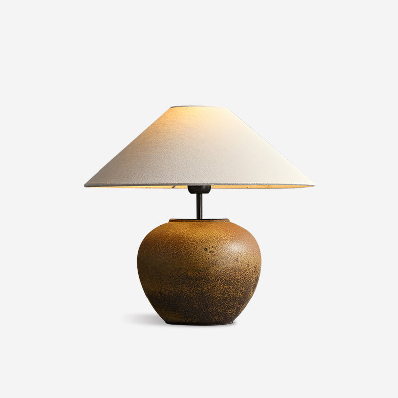 Hakka Ceramic Linen Table Lamp