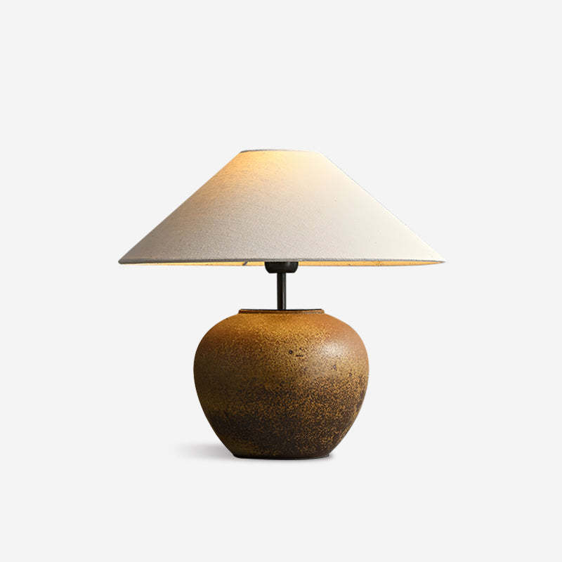 Hakka Ceramic Linen Table Lamp