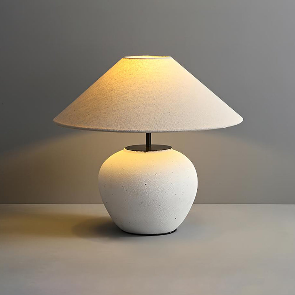 Hakka Ceramic Linen Table Lamp