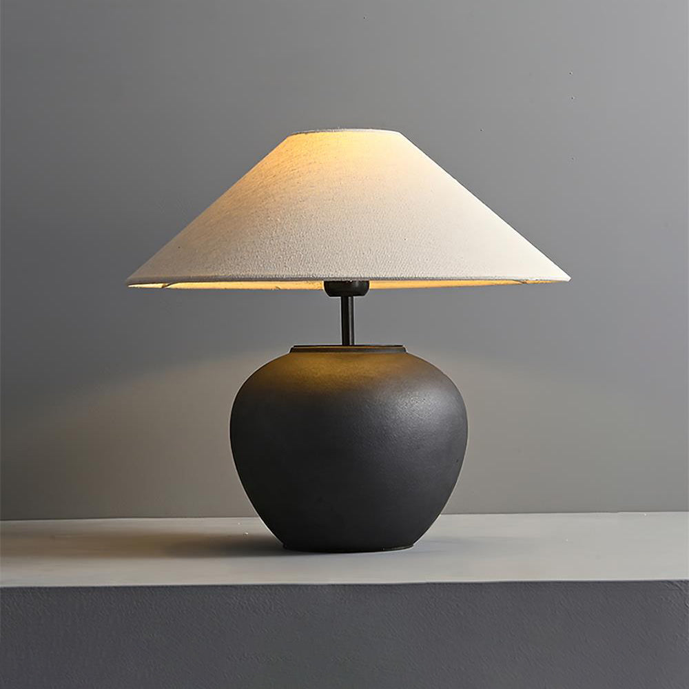 Hakka Ceramic Linen Table Lamp