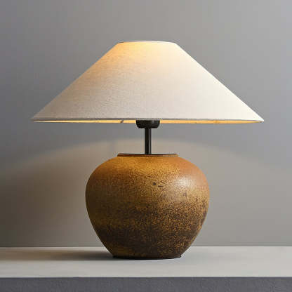 Hakka Ceramic Linen Table Lamp