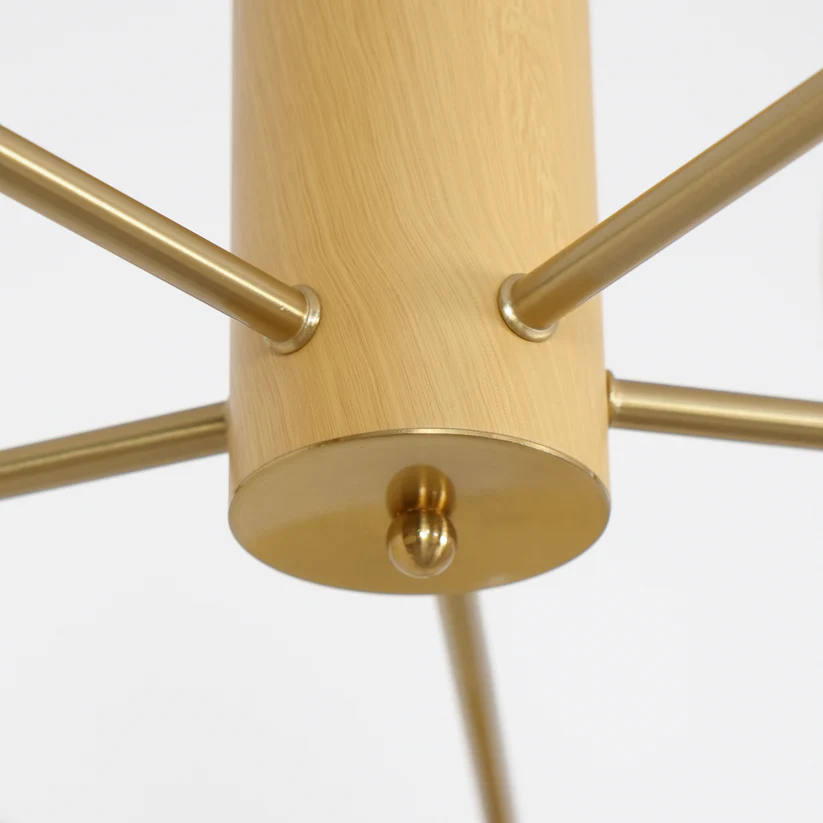 Valentina Moderno Metal Vidrio Lámpara Colgante Sombras Salón Comedor