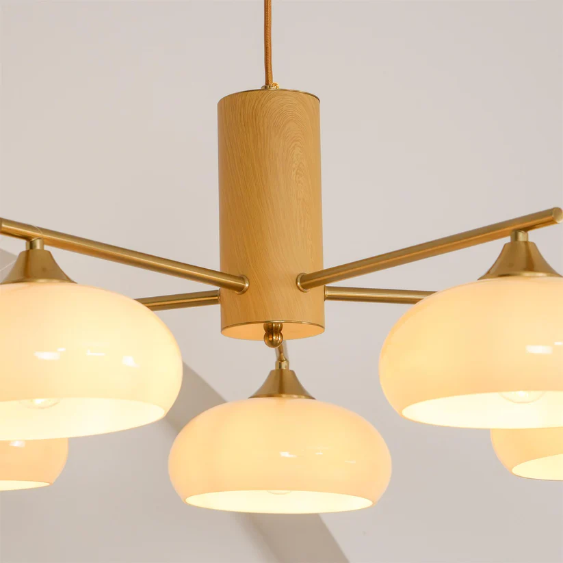 Valentina Moderno Metal Vidrio Lámpara Colgante Sombras Salón Comedor