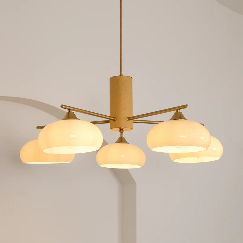 Valentina Moderno Metal Vidrio Lámpara Colgante Sombras Salón Comedor