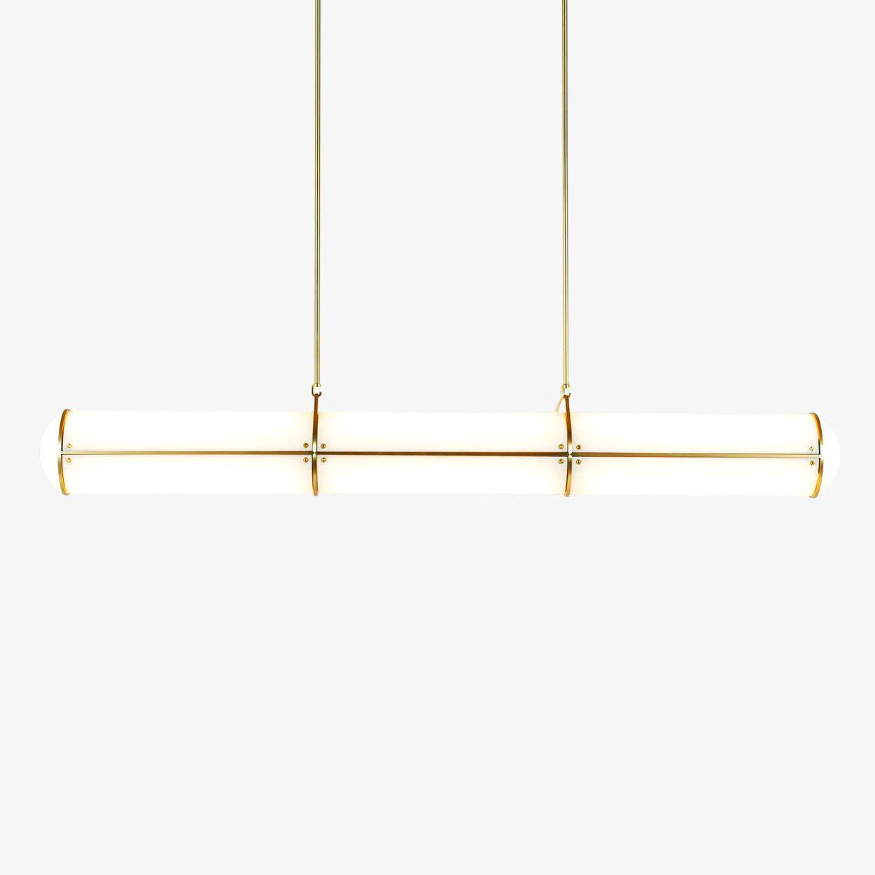Alessio Industrial Metal Acrylic Gold Black Pendant Light Bedroom Living Room