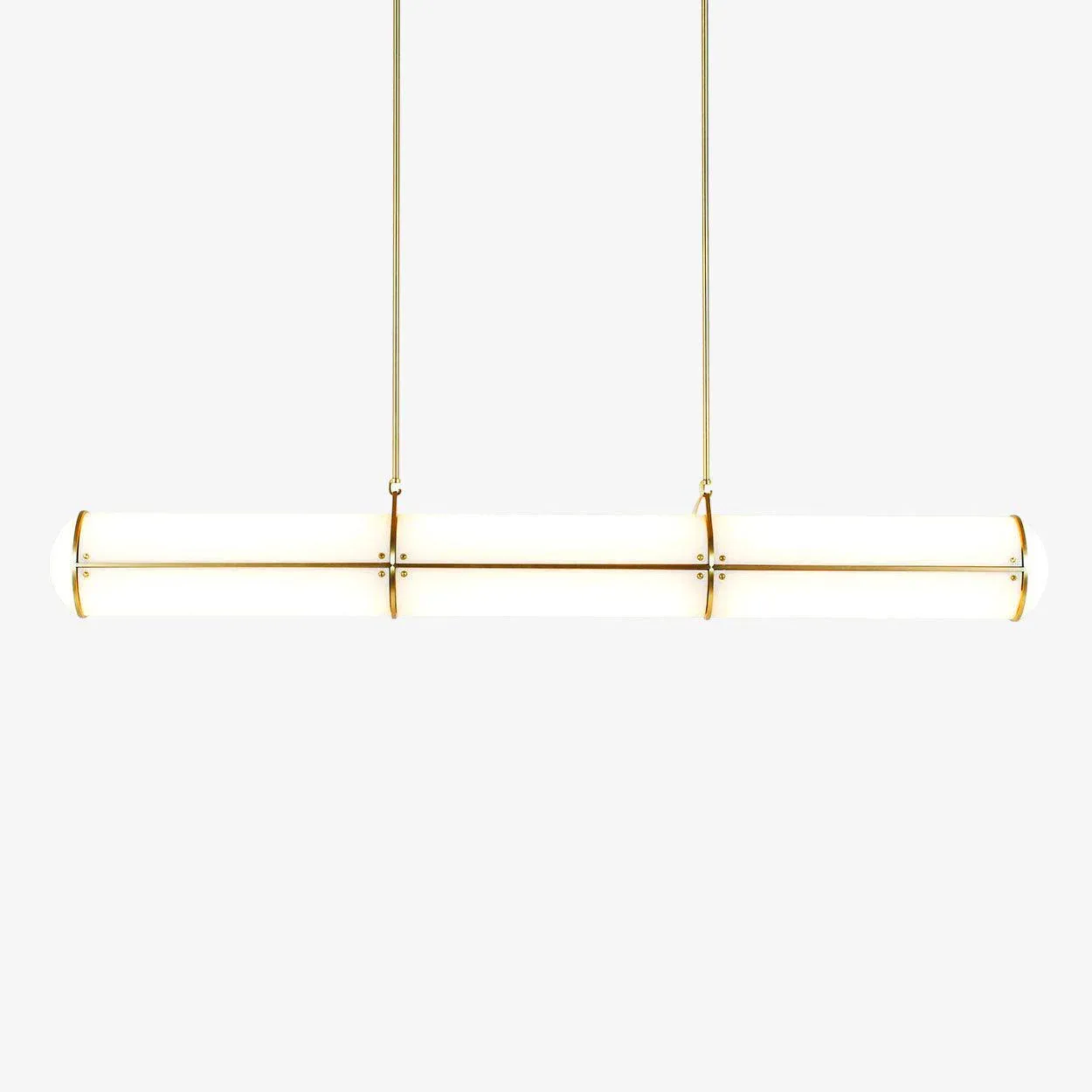Alessio Industrial Metal Acrylic Gold Black Pendant Light Bedroom Living Room