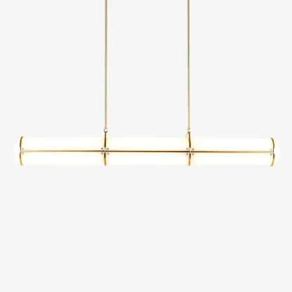 Alessio Industrial Metal Acrylic Gold Black Pendant Light Bedroom Living Room