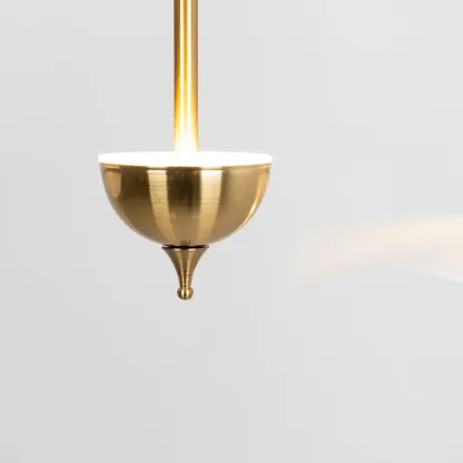 Carins Moderno Oro Metal Acrílico Lámpara Colgante Dormitorio Salón