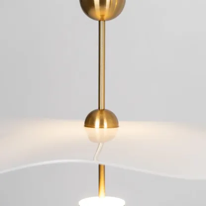 Carins Moderno Oro Metal Acrílico Lámpara Colgante Dormitorio Salón