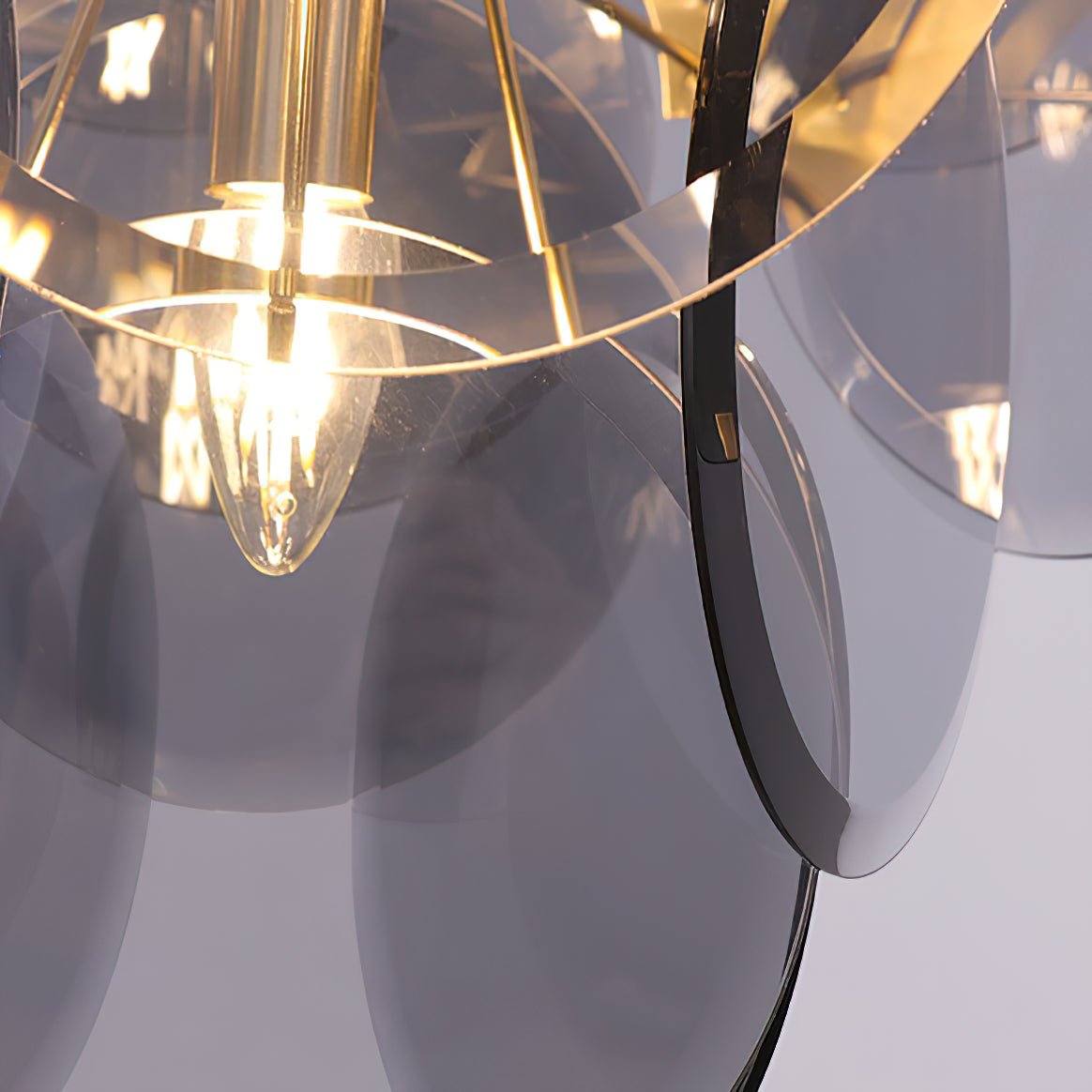 Verona Glass Disc Chandelier
