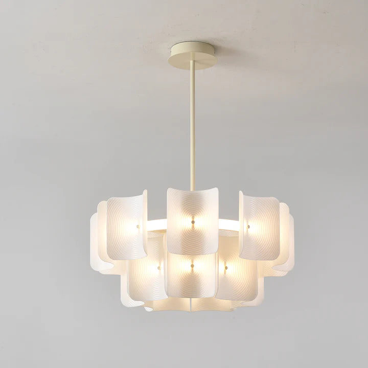Hakka Fingerprint Glass Chandelier