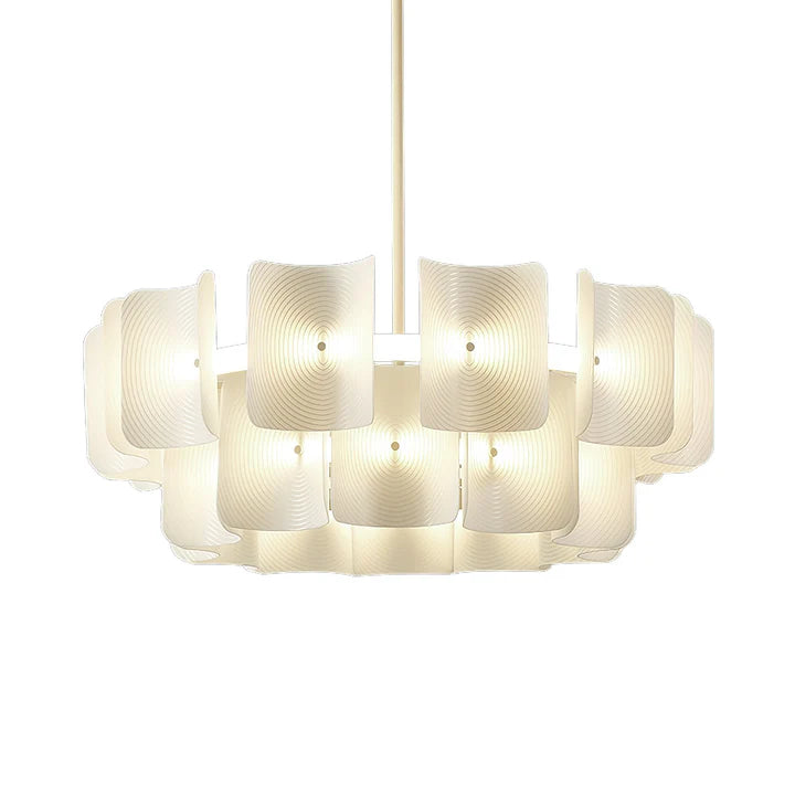 Hakka Fingerprint Glass Chandelier