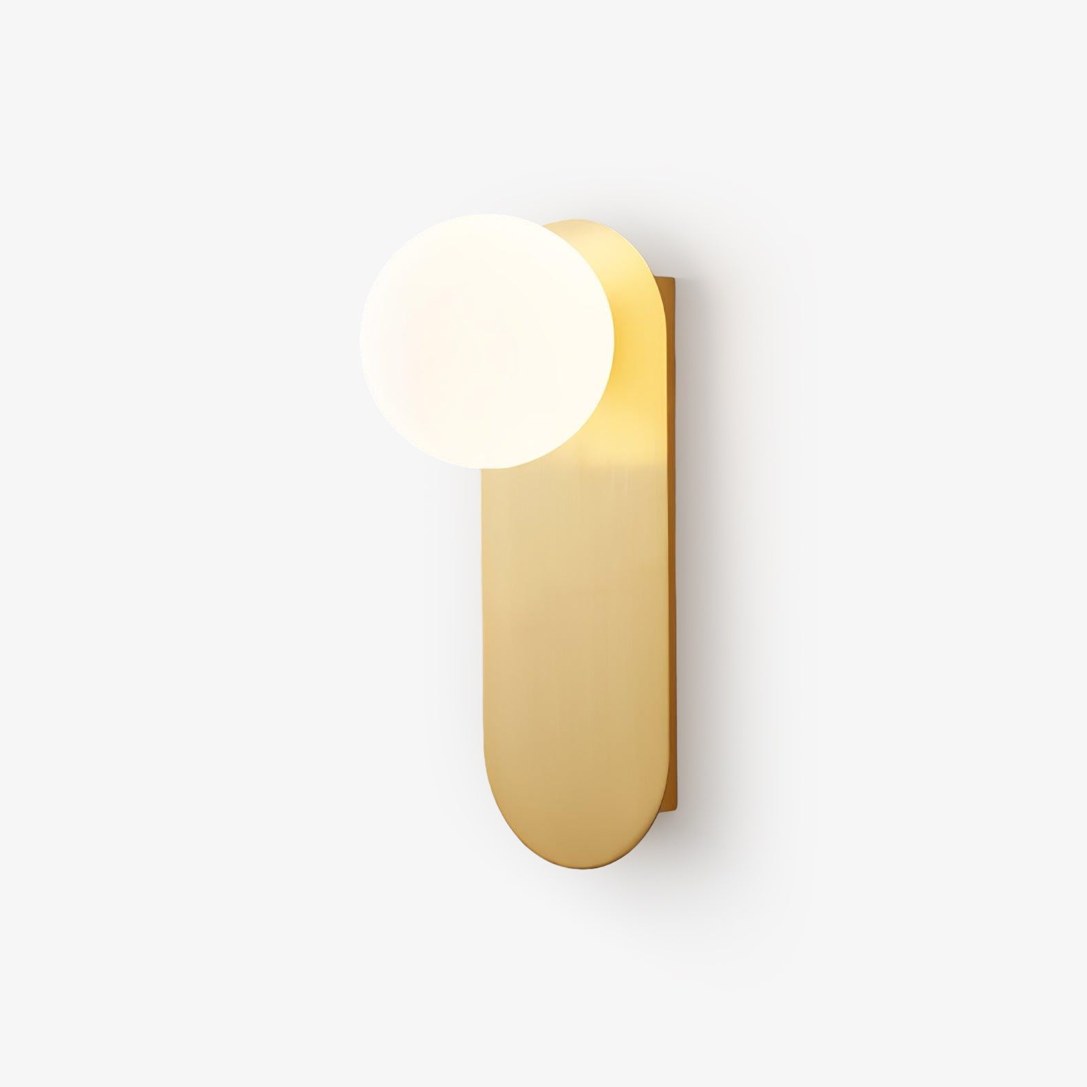 Flat Base Globe Sconce Aplique