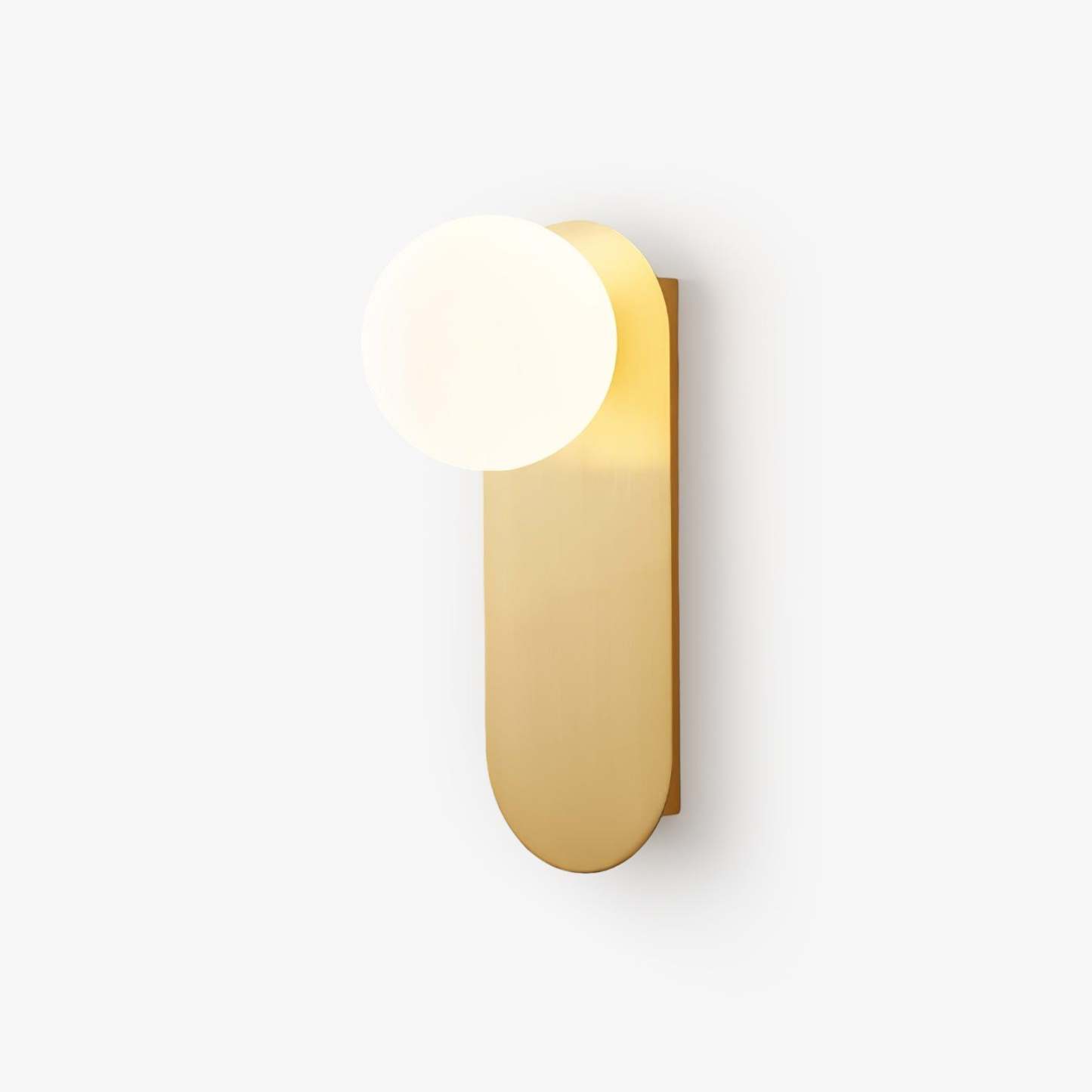 Flat Base Globe Sconce Aplique