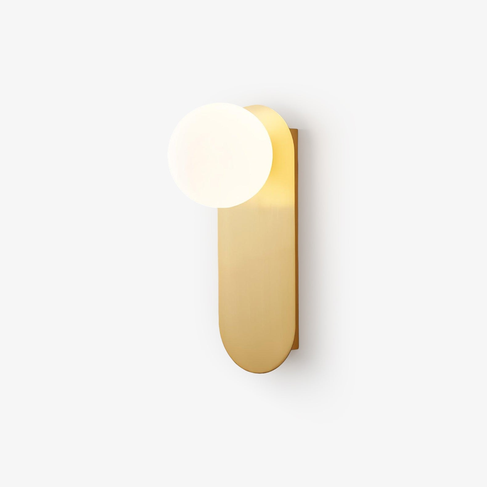 Flat Base Globe Sconce Aplique
