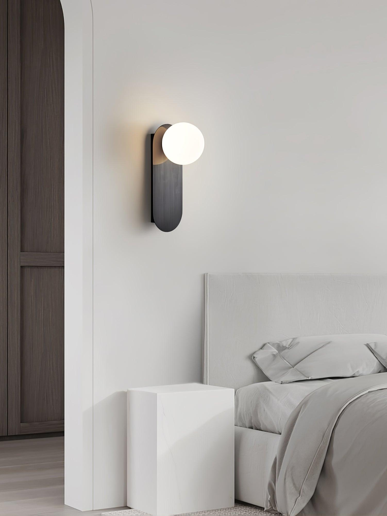 Flat Base Globe Sconce Aplique