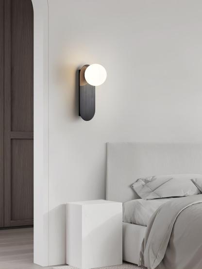 Flat Base Globe Sconce Aplique
