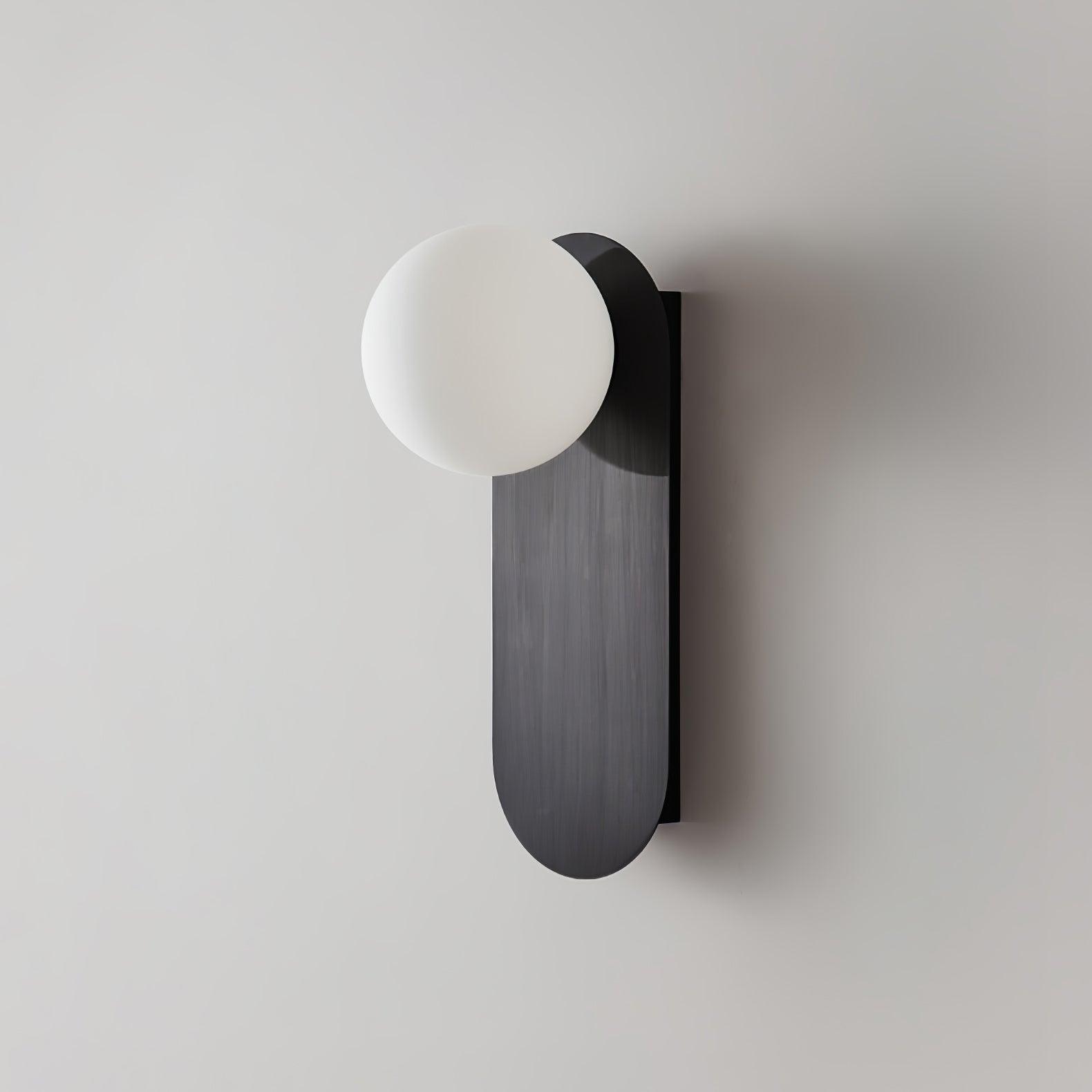 Flat Base Globe Sconce Aplique