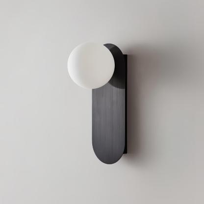 Flat Base Globe Sconce Aplique