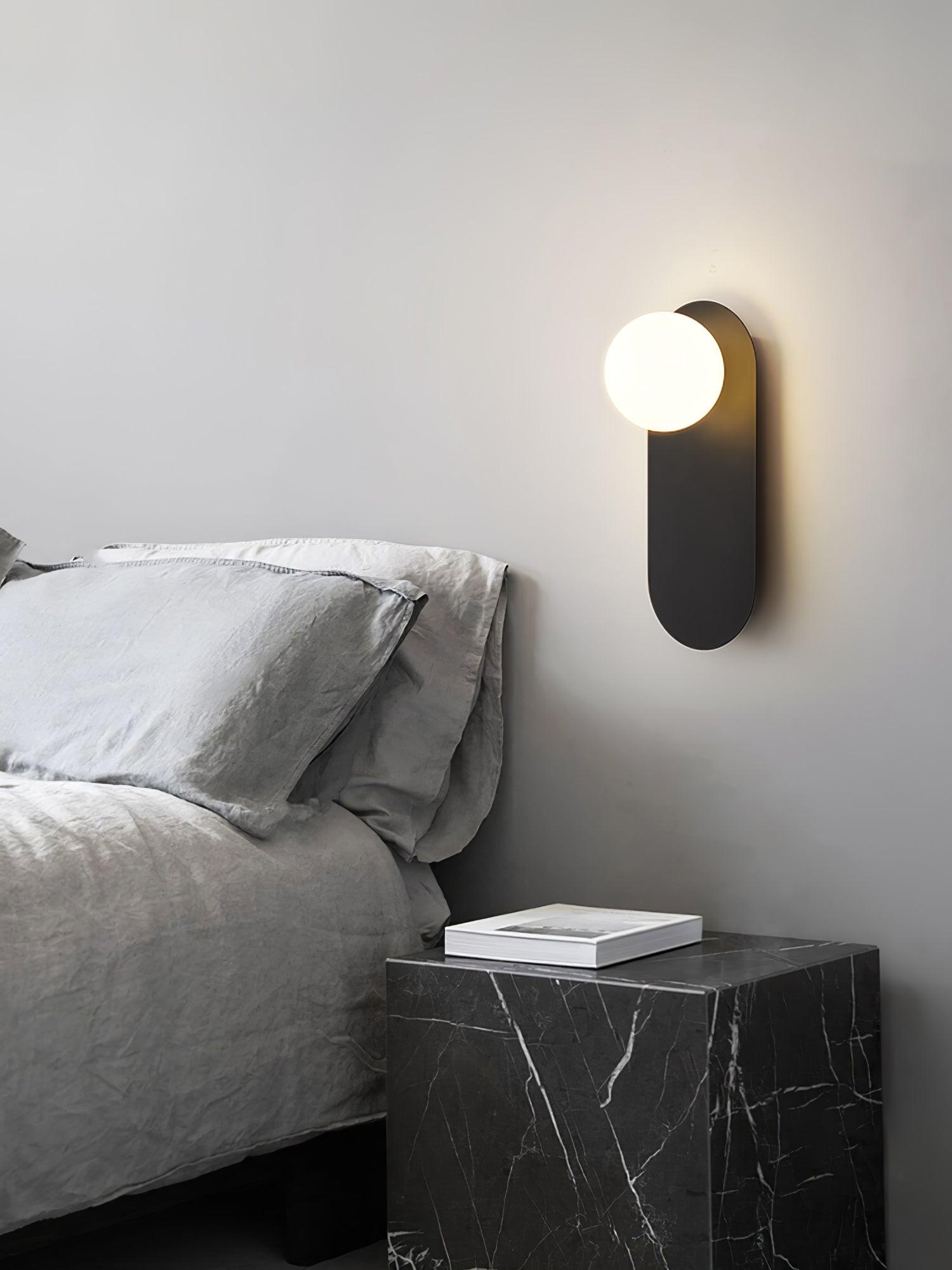 Flat Base Globe Sconce Aplique