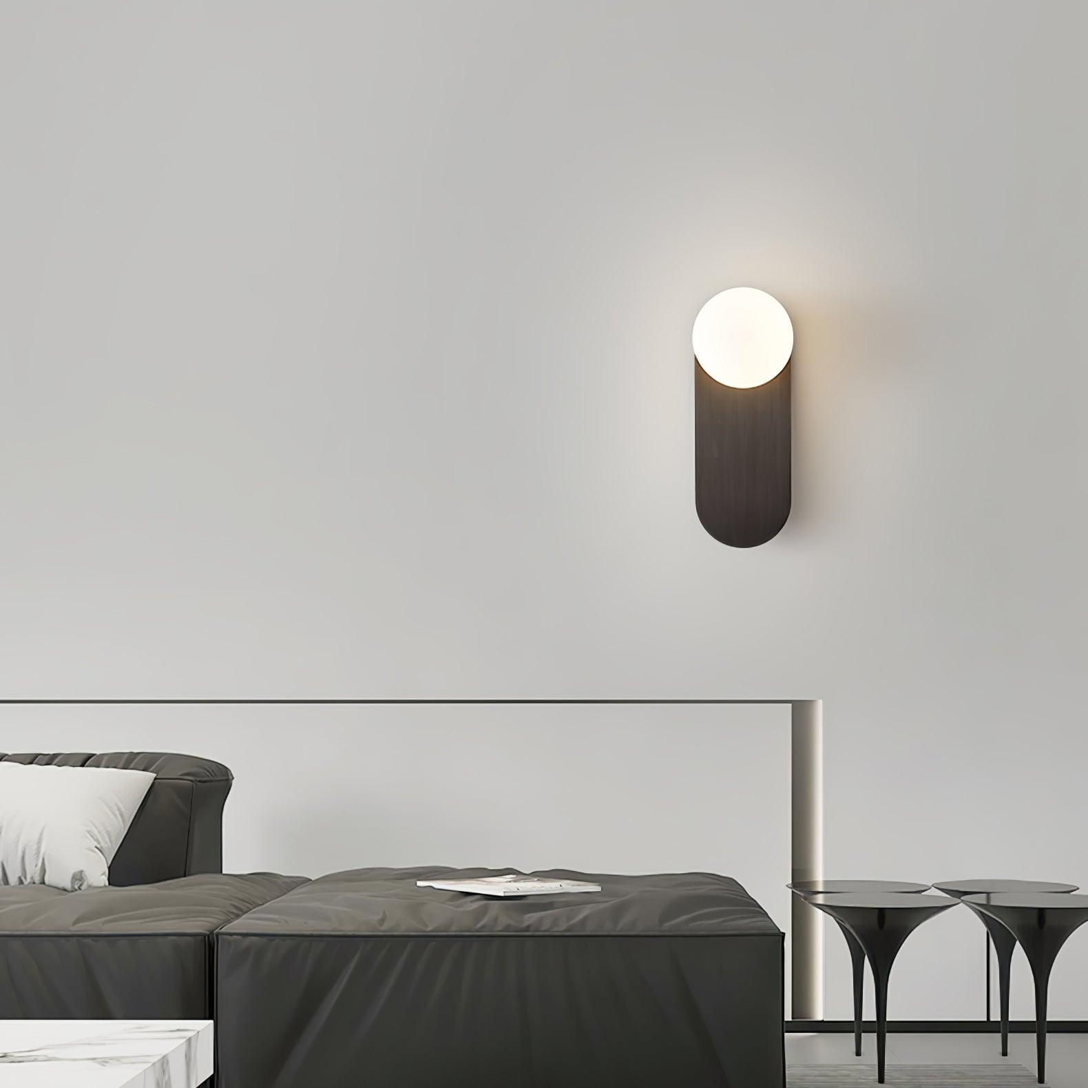 Flat Base Globe Sconce Aplique