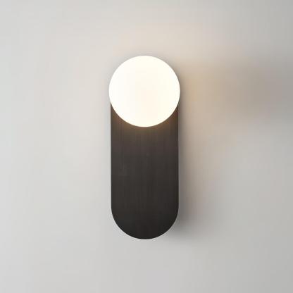 Flat Base Globe Sconce Aplique