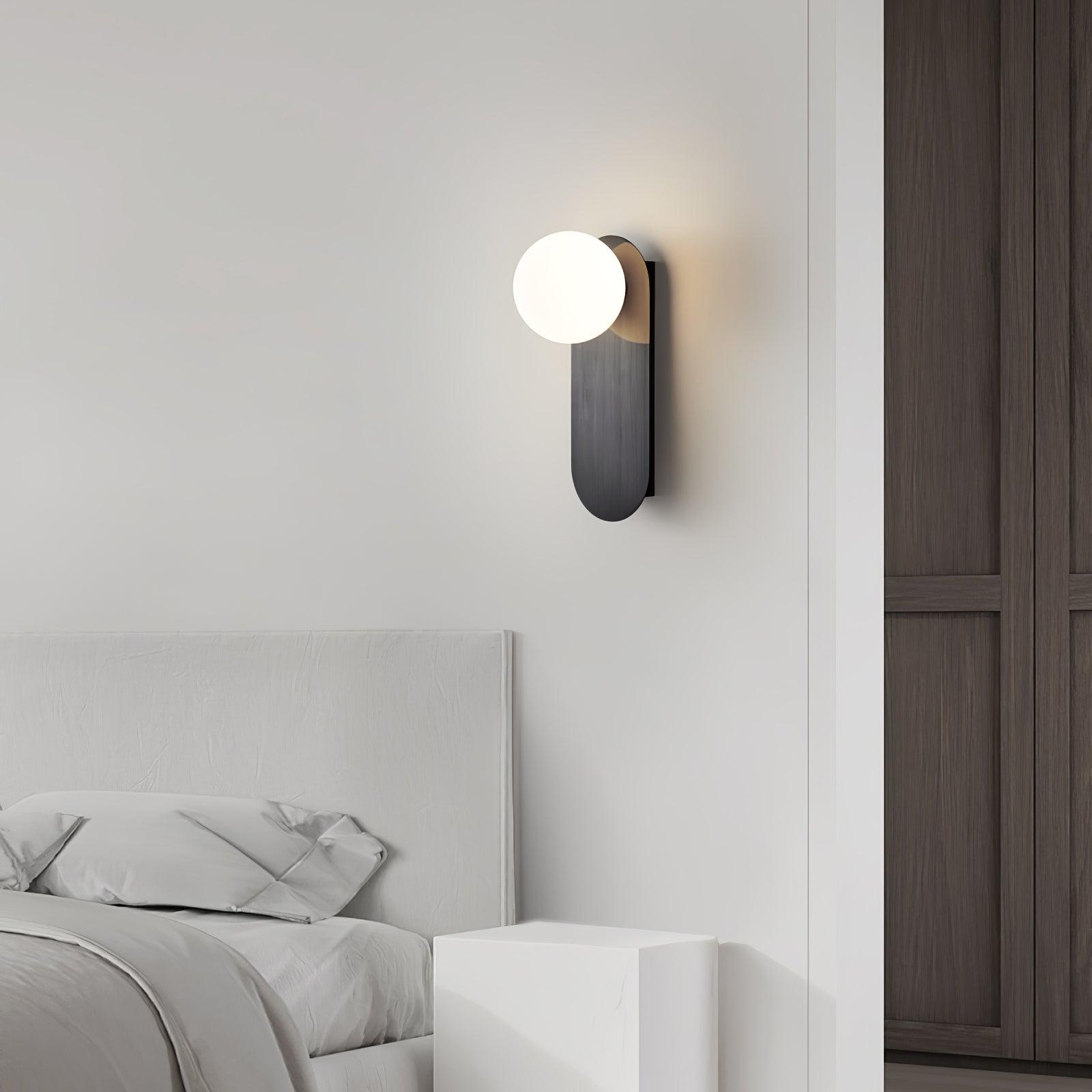 Flat Base Globe Sconce Aplique