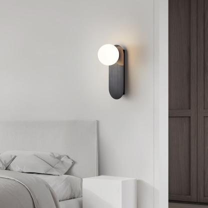 Flat Base Globe Sconce Aplique