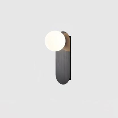 Flat Base Globe Sconce Aplique