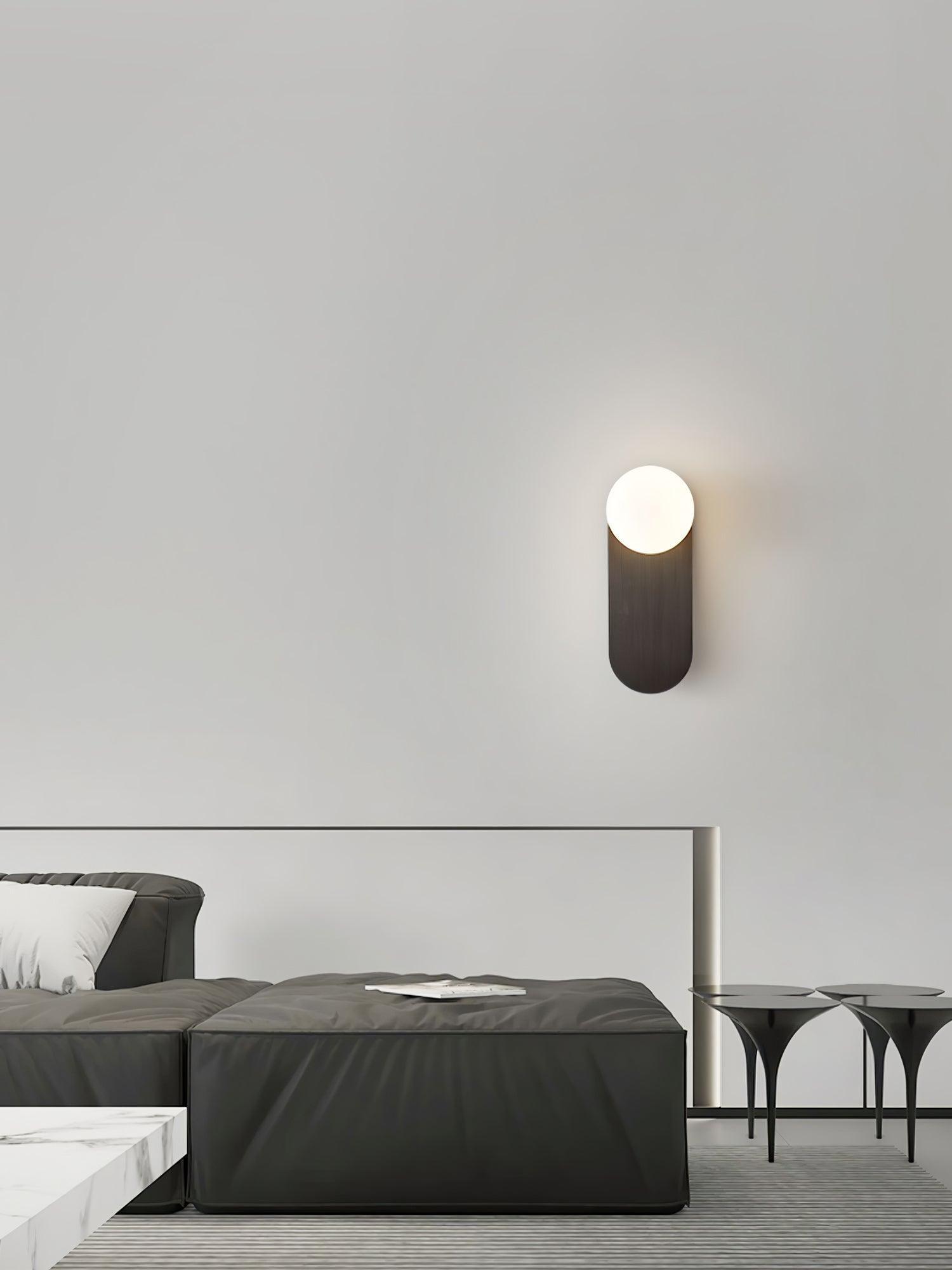 Flat Base Globe Sconce Aplique